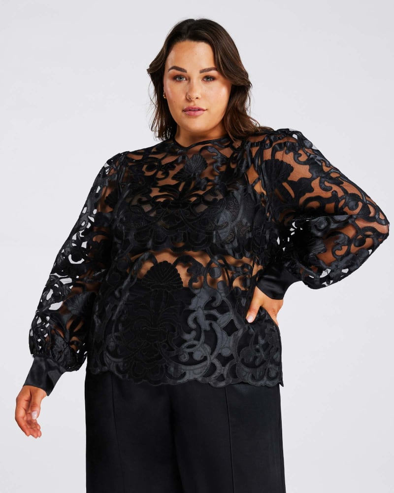 Arabella Lace Top | Black